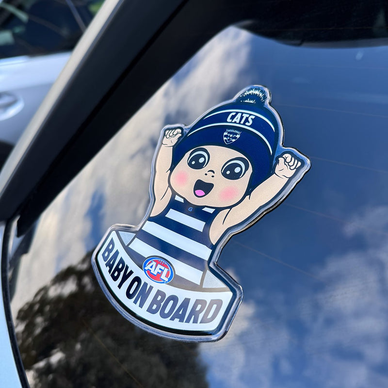 Geelong Cats Baby on Board Decal