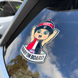 St Kilda Saints Baby on Board Decal