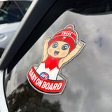 Sydney Swans Baby on Board Decal